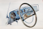 Preview: Borgward Airswing P 100 Modelprogram 1960 Carbrochure (10045)